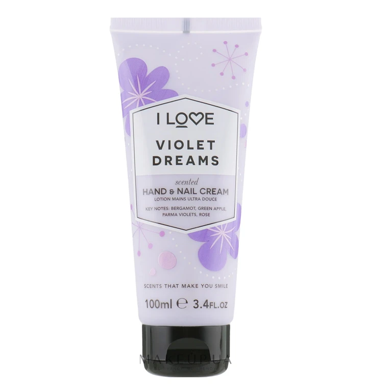 , Signature Collection, Moisturizing, Hand & Nail Cream, Violet Dreams, 100 ml