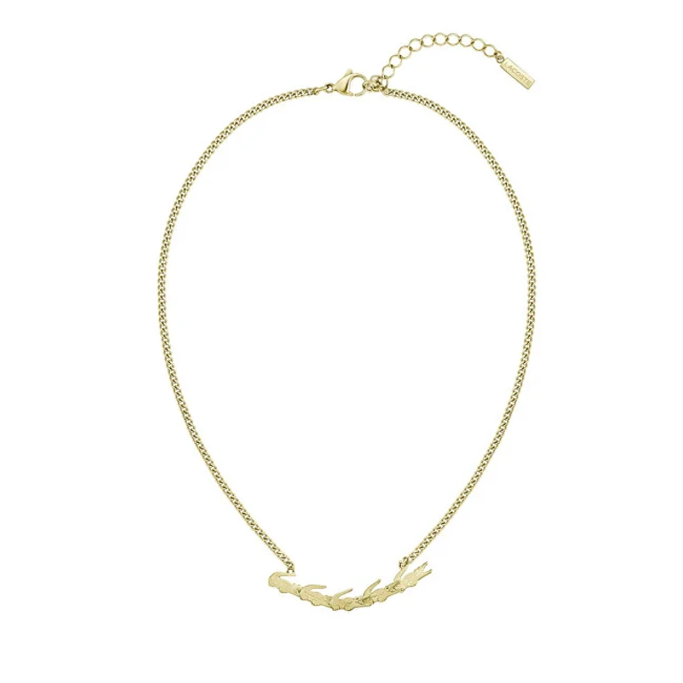 Elegante Gold-Plated Crocodile Necklace 2040513