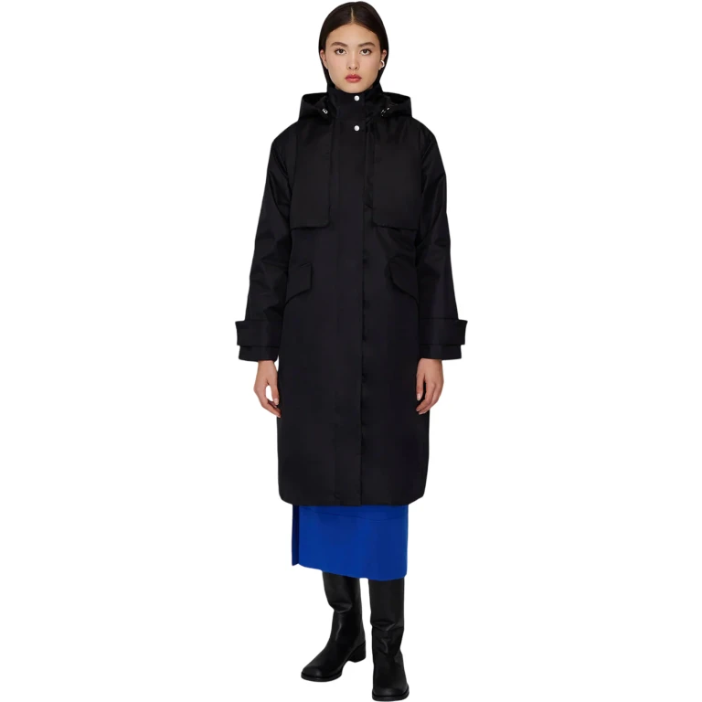 Marina Hooded 3-in-1 Trench Coat