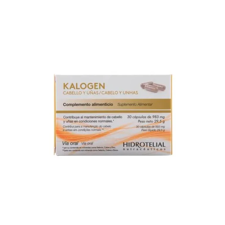Kalogen Cabello y Uñas 30 cápsulas