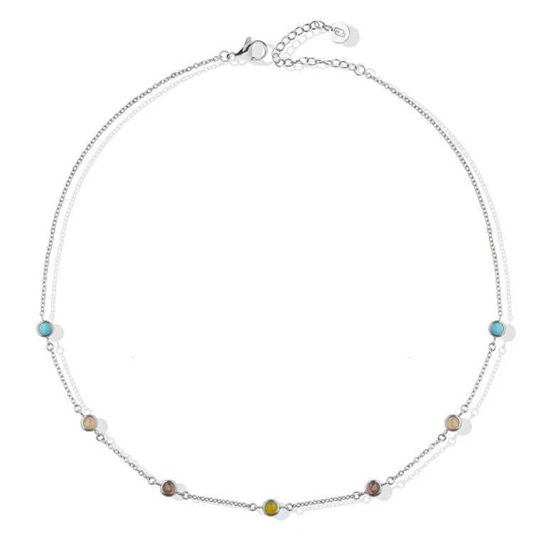 Liu Jo Multicolored Steel Necklace Lj2863