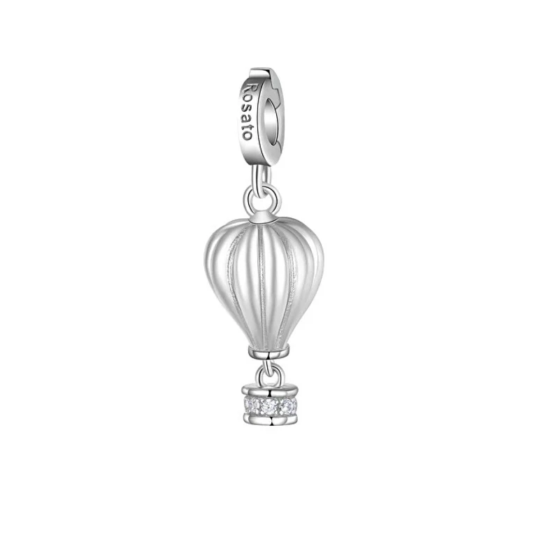 Charming Silver Hot Air Balloon Pendant Stories Rz195R