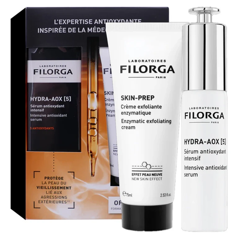 Hydra-AOX [5] Set Antioxidant Serum + Cleansing Cream Skin-Prep