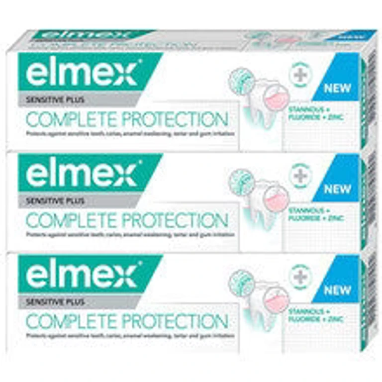 Sensitive Plus Complete Protection Toothpaste Tripack 75ml