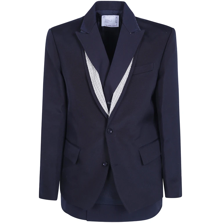 Jacket Double Faced Silk Cotton "X Doeskin"