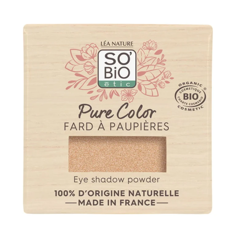 LÉa nature so bio étic Pure Color Eyeshadow, 01 Beige Lumière (3 g)