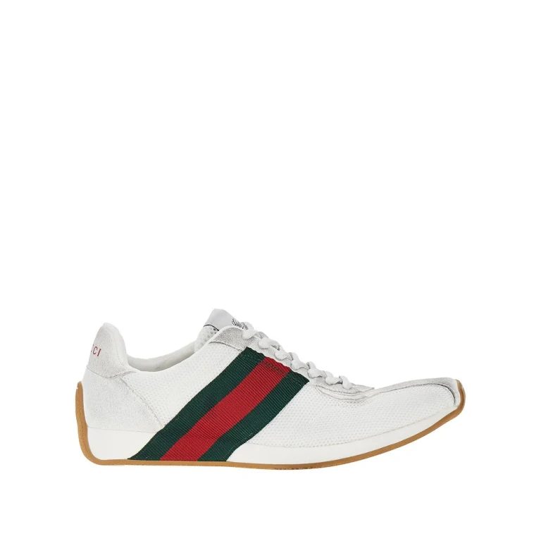 Suede leather and mesh 'Tempo' sneakers Woman 35