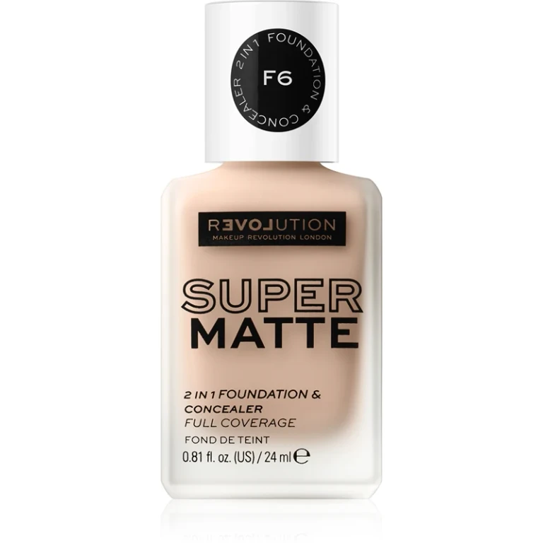Super Matte long-lasting mattifying foundation colour F6 24 ml
