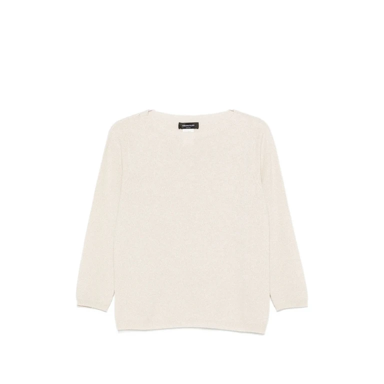 Fabiana Filippi Pull Col Bateau - Gris (MAD216F398M3338155)