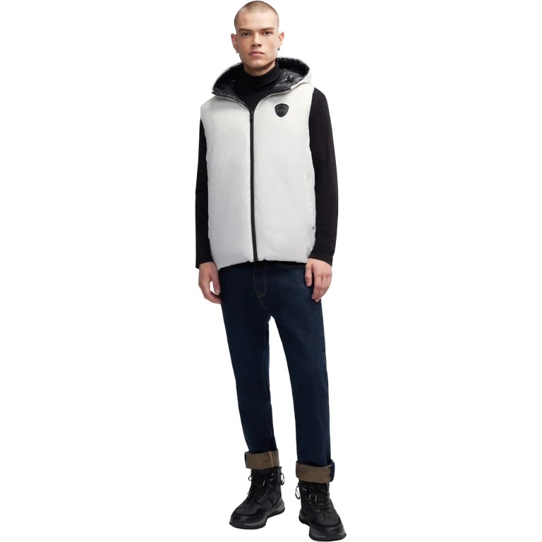 Kirian Lightweight Puffer Vest with Fixed Hood - Men's