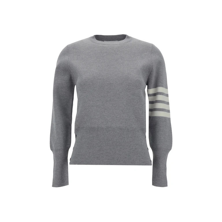 Sweater Virgin Wool Light Grey