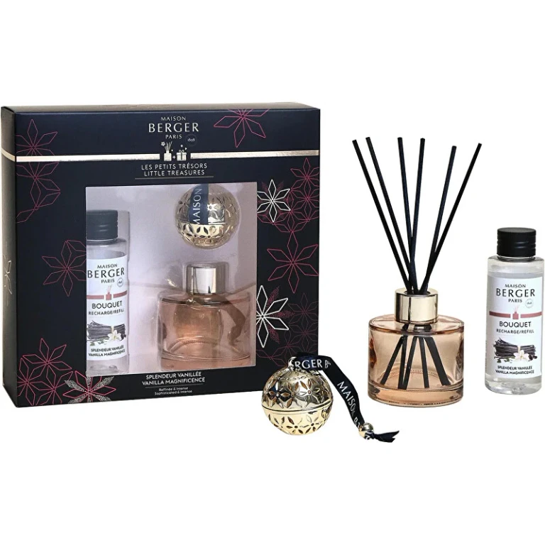 Gift Set Aroma Diffuser Pomelis with Scented Ceramics Vanilla Magnificence