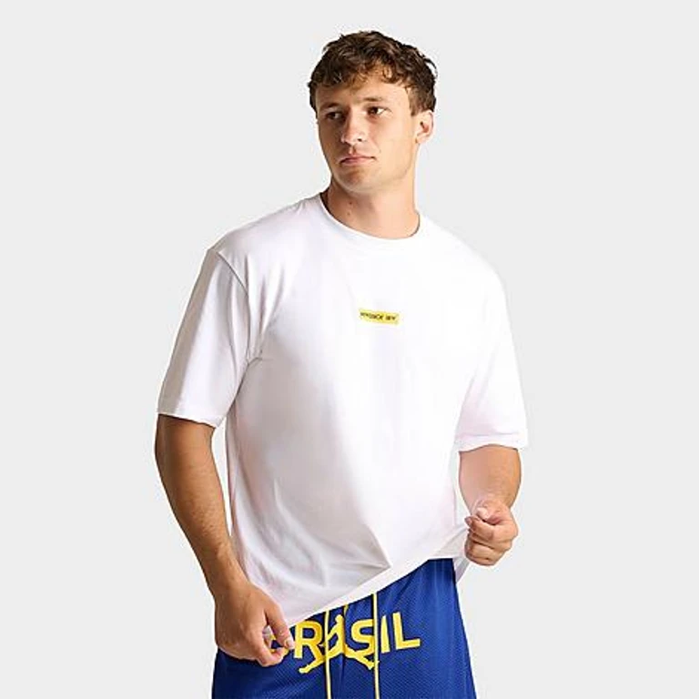 Men's Brooklyn Flight Tour T-Shirt in White Size: Small