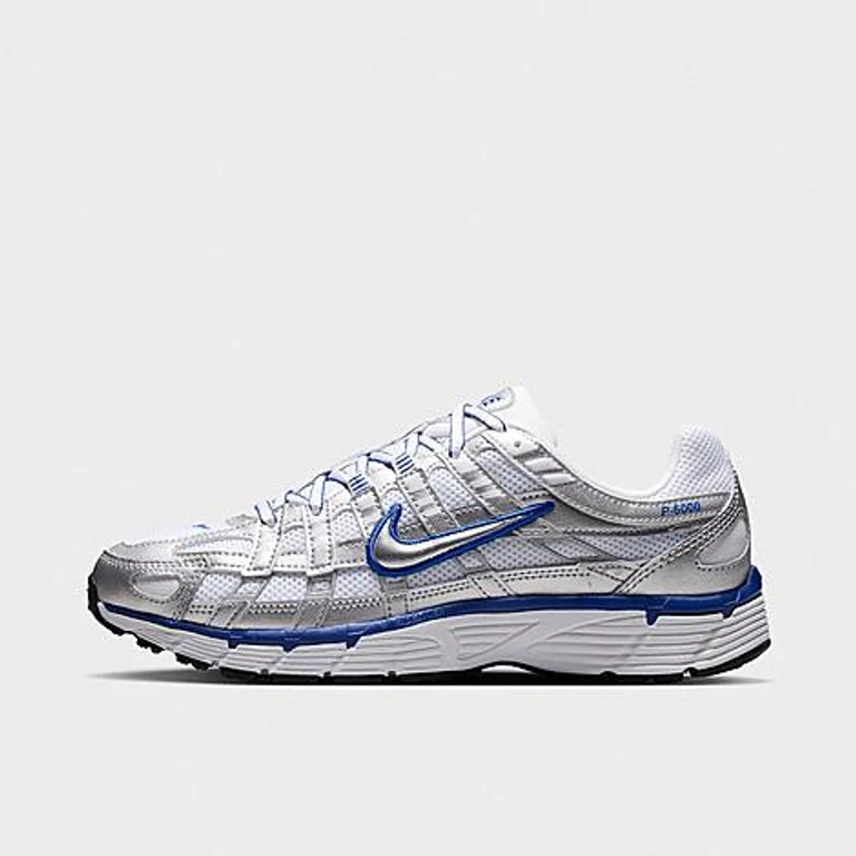 Nike Women's P-6000 Casual Shoes in White/Old Royal/Black Size: 5.0
