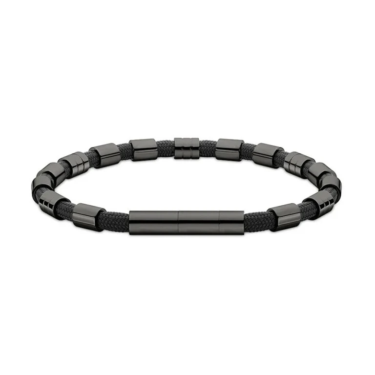 Elegante Nylon Gear Bracelet Peagb2211518 - Length: 21 Cm