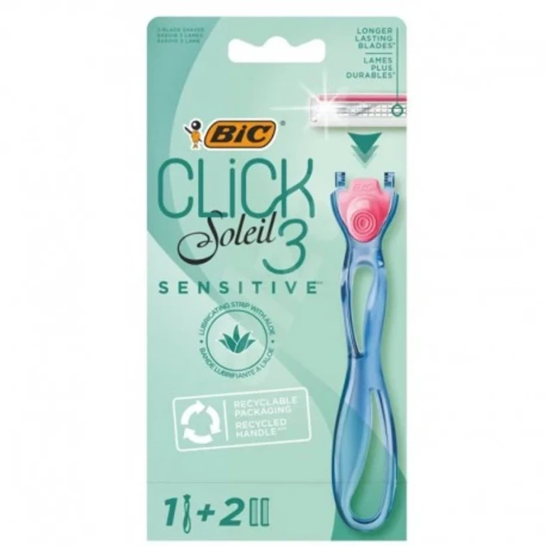 Dep.Click3 Soleil Razor Handle System + 2 Refills