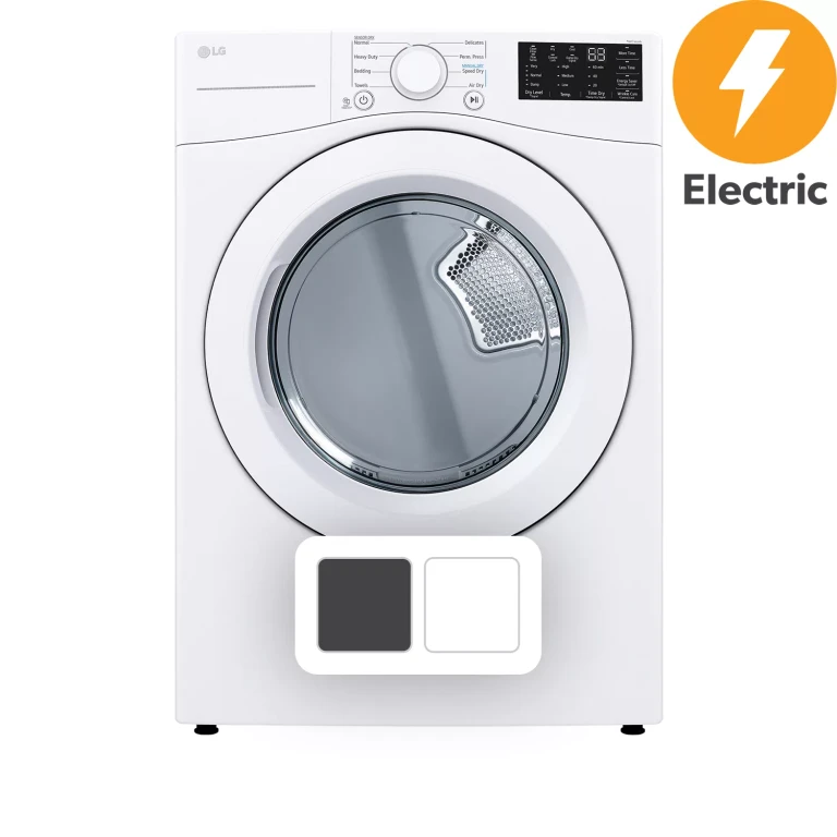 7.4 Cu. Ft. Electric Dryer w/ Sensor Dry (White):- White