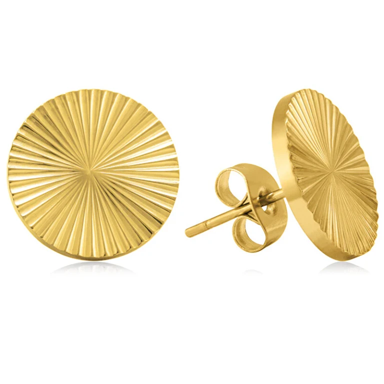 Gold-Plated Stud Earrings Vaajde201366G