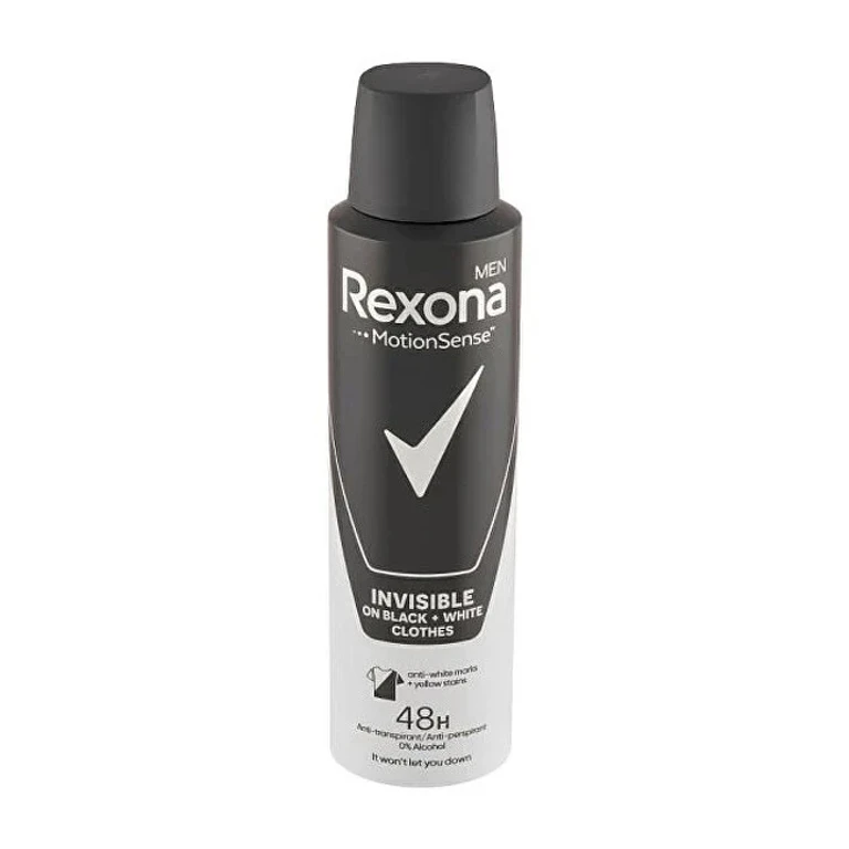 Motionsense Invisible Antiperspirant Spray Men Black + White 150 ml