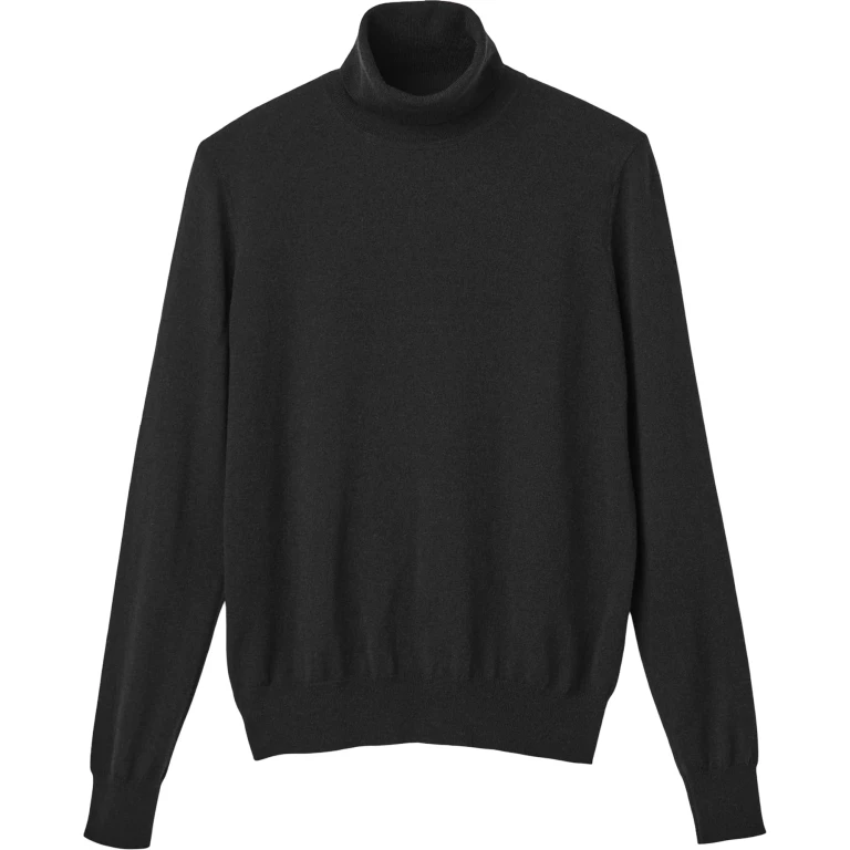 Stretch Merino Turtleneck Sweater - Men's