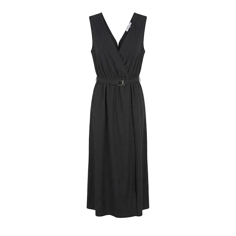 Robe mi-longue en A