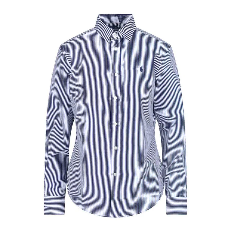 Chemise en coton à rayures coupe slim