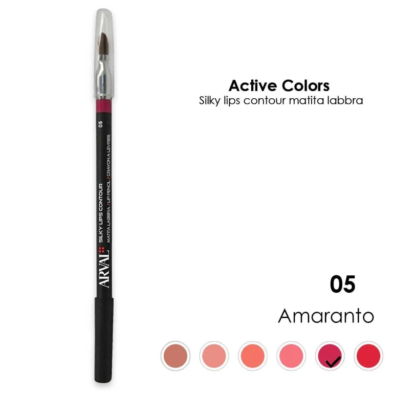 Silky Lips Contour No. 05 - Amaranth Lip Pencil - Wood