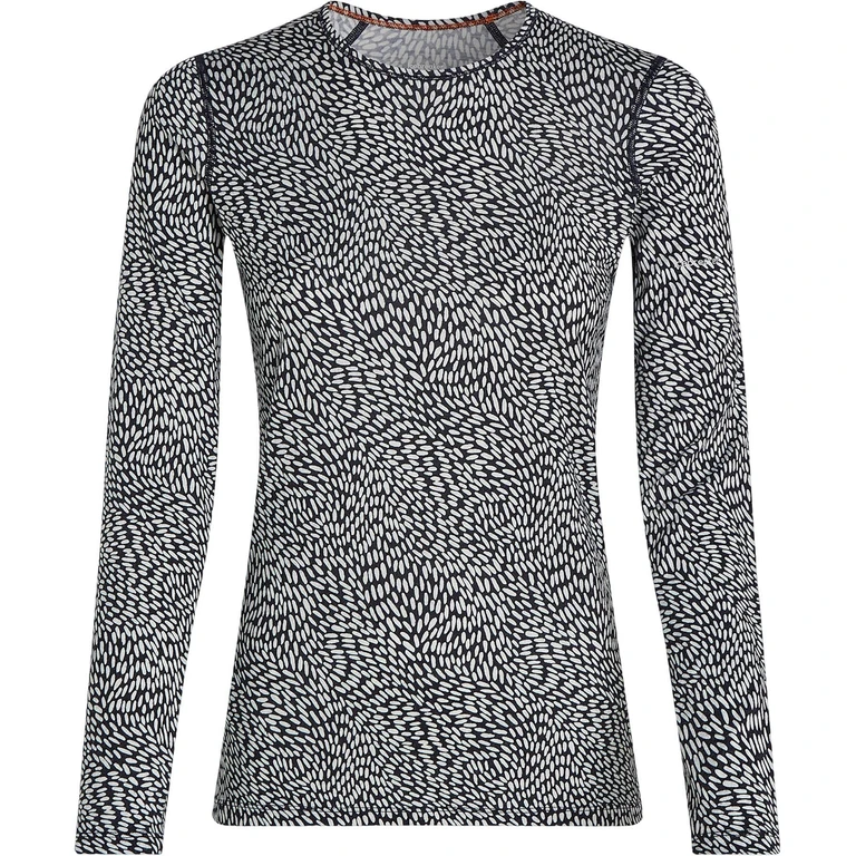 Merino 200 Oasis Flock Forms Long Sleeve Crew Neck Thermal Top - Women's