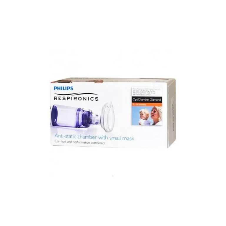 Philips Respironics Optichamber Diamond Chamber with neonatal mask 0-18 months