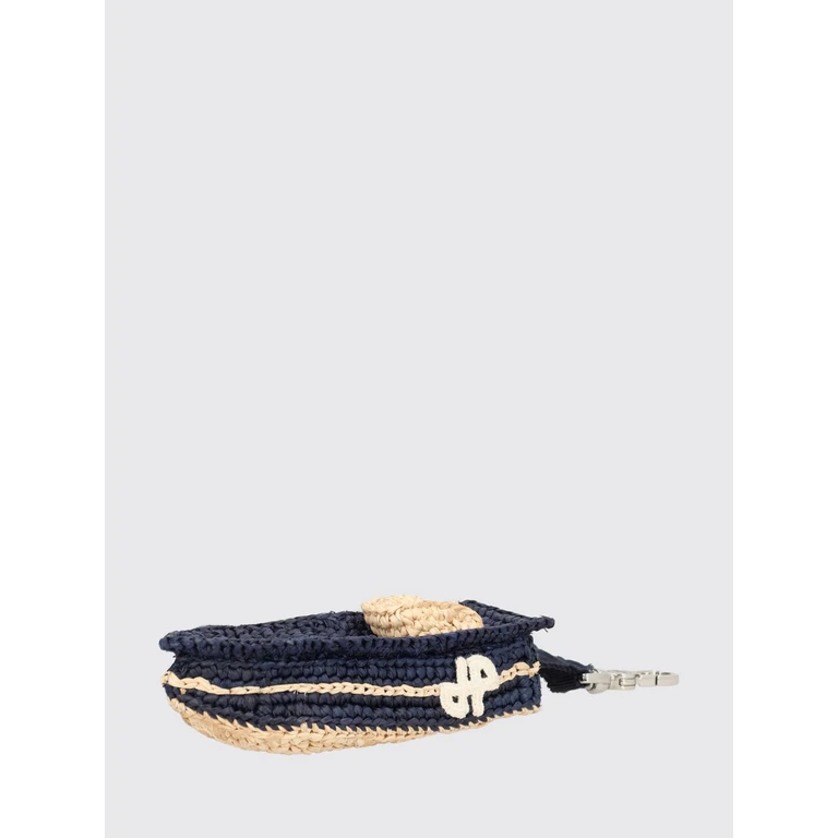 Bicolor Crochet Raffia Keychain with Embroidered Logo (AC1360215694N)