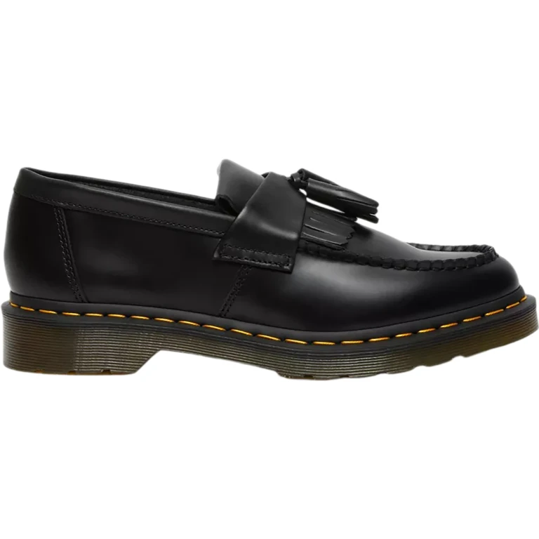 Adrian Yellow Stitch Smooth Leather Tassel Loafers - Unisex