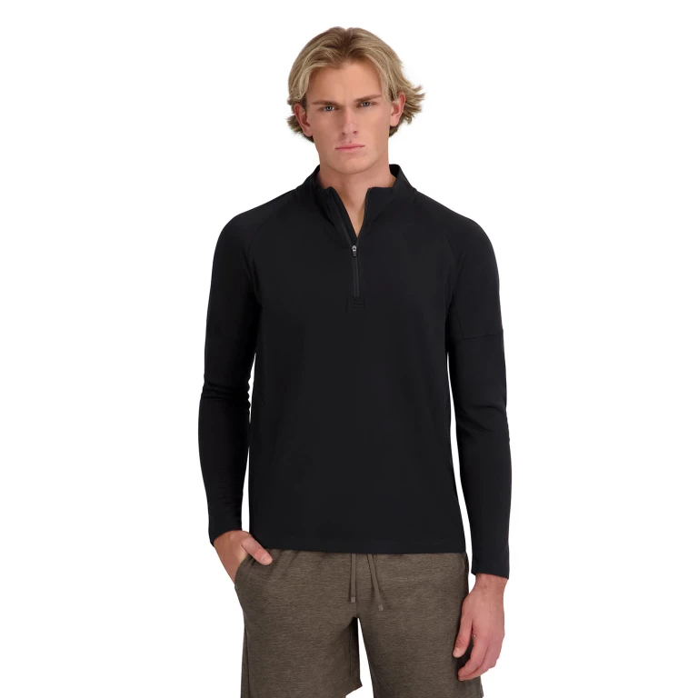 Trail Quarter Zip Black Xxl:- Black, XXL