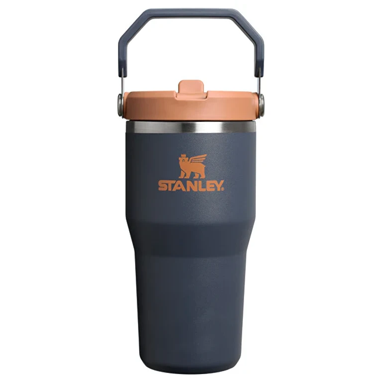 Thermal Bottle With Integrated Straw The Iceflow™ Tumbler 600 Ml Twilight