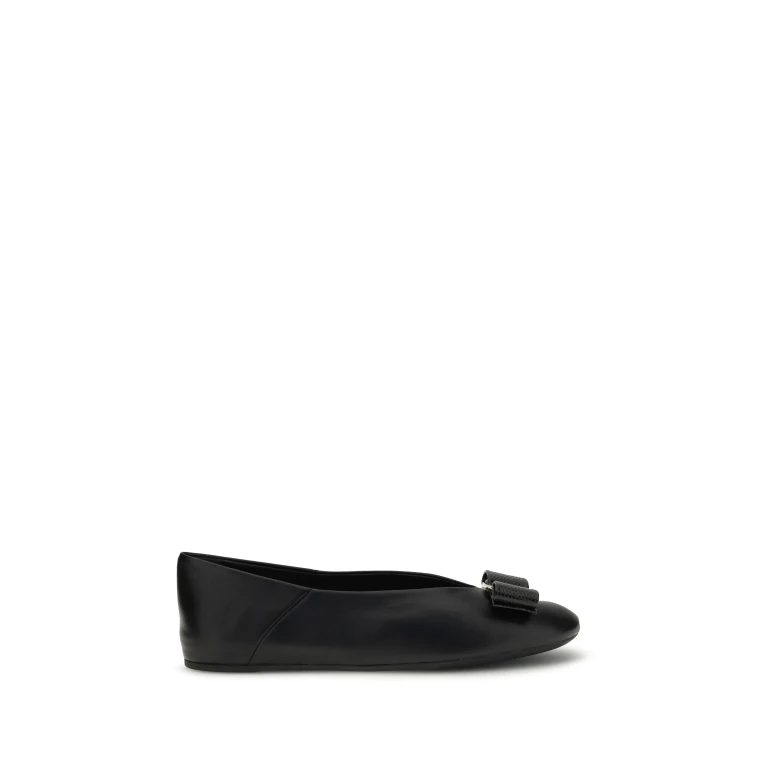 Ballerina Flats Vara Bow Black