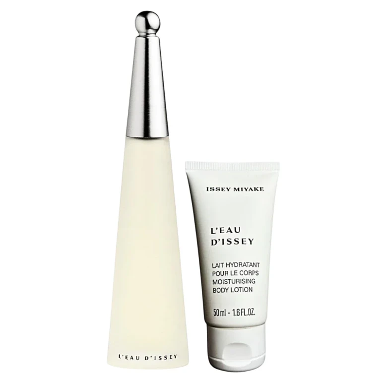 Set Issey Miyake: L'Eau d'Issey Eau de Toilette for women 50 ml + L'Eau d'Issey moisturising body lotion 50 ml