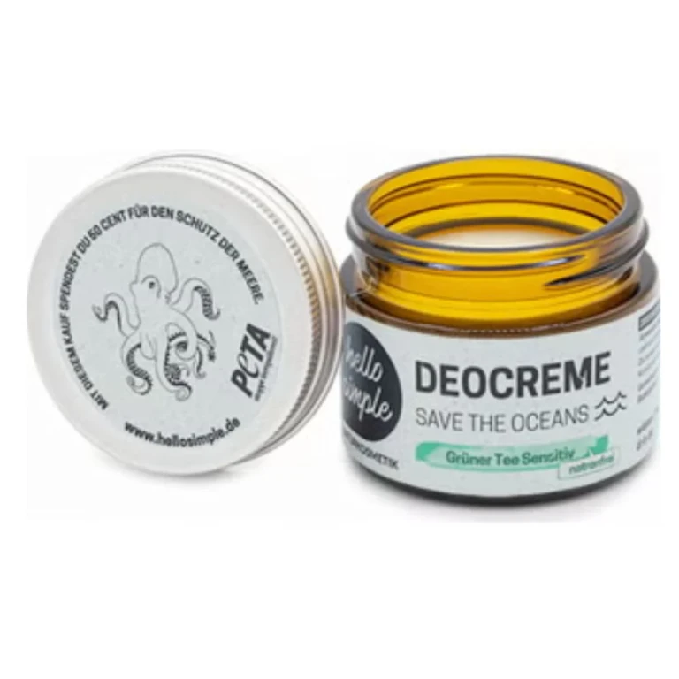 "Save the Oceans" Green Tea Deodorant Cream 50 g