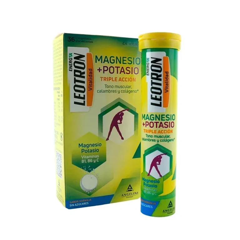 Vitality Magnesium + Potassium 36 Effervescent Tablets