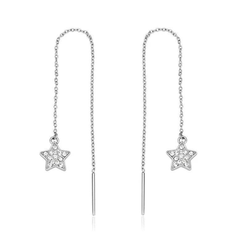 Playful Earrings In Steel Stars Aurora Sar54