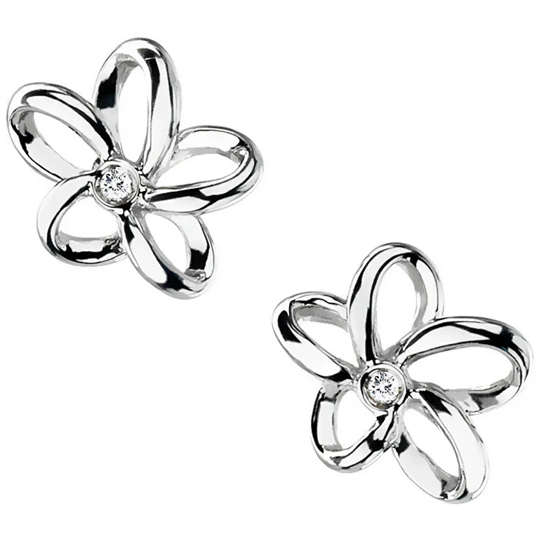 Paradise Open Petal Stud Earrings De248