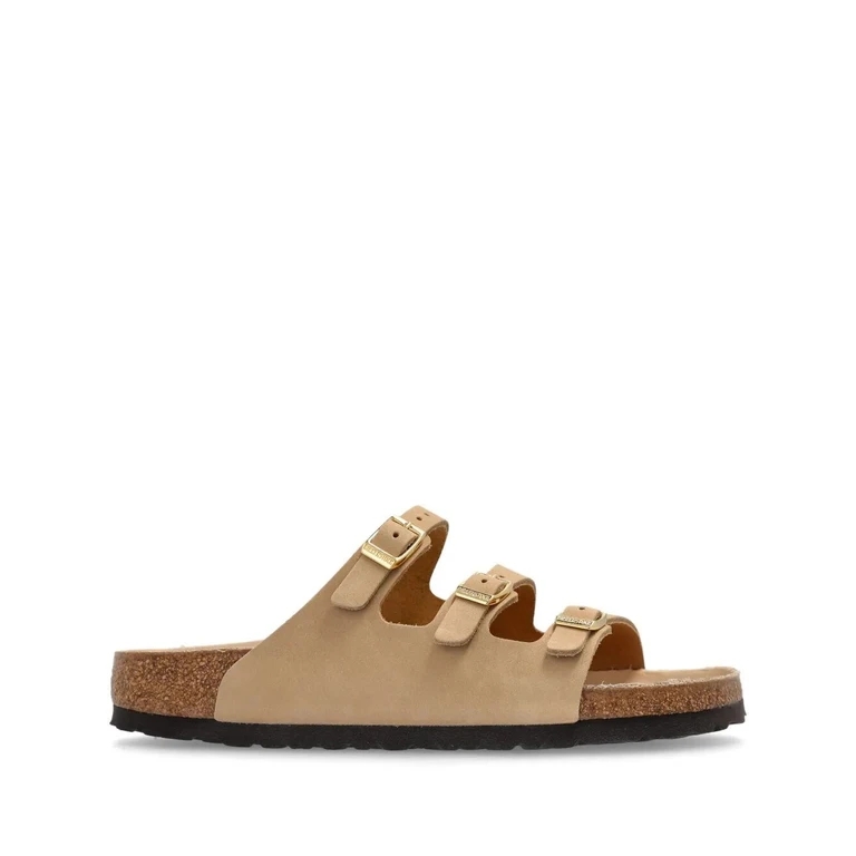 Sandálias BIRKENSTOCK Florida Hex em pele nobuck