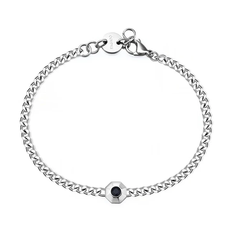 Men's Bracelet in Stainless Steel Without Tempo Snap Snp11