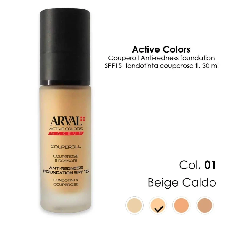 Couperoll Anti-redness SPF15 full coverage foundation SPF 15 30 ml 01