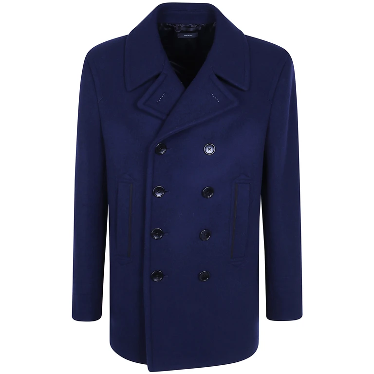 Coat Soft Felt Peacoat