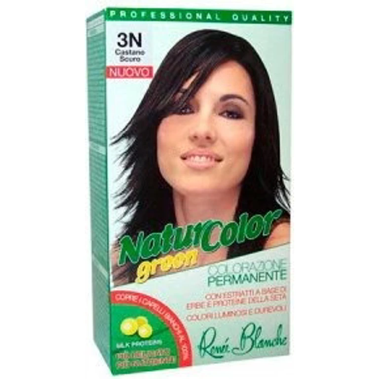 Natur Color Green3 N Donkerbruin Permanente Haarkleuring