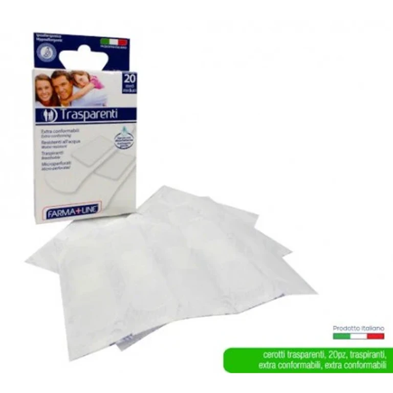Classic Transparent Medium Plasters Pack of 20 Pieces