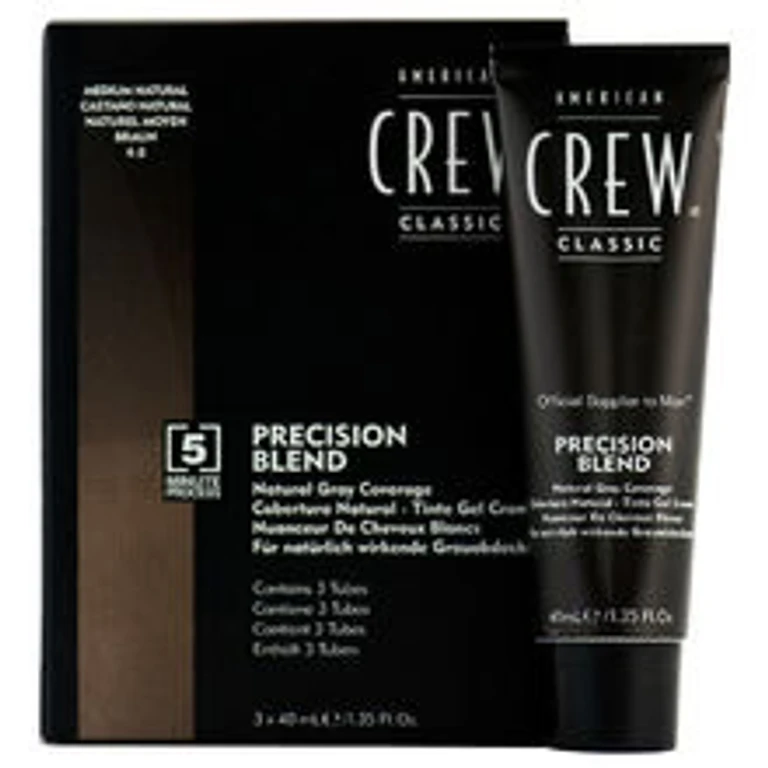 PRECISION BLEND Gray Hair Coverage Naturale 4-5 (Naturale Medium) - Toning mousse for gray hair 3 x 40 ml