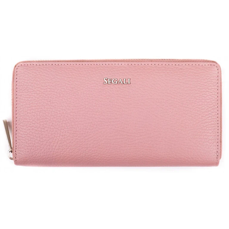 Women's Leather Wallet rose cameo