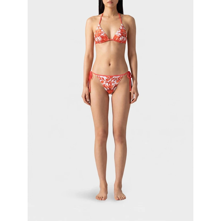 Maioliche Print Triangle Bikini in Polyamide (O8A23JONO19IX3TN)