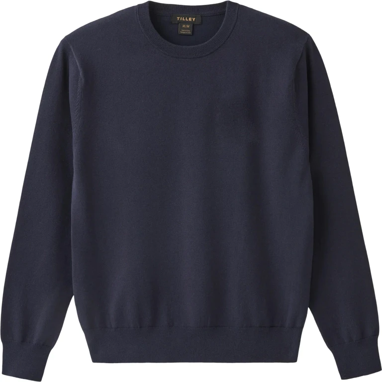 High Twist Cotton Crew Neck Sweater - Men's