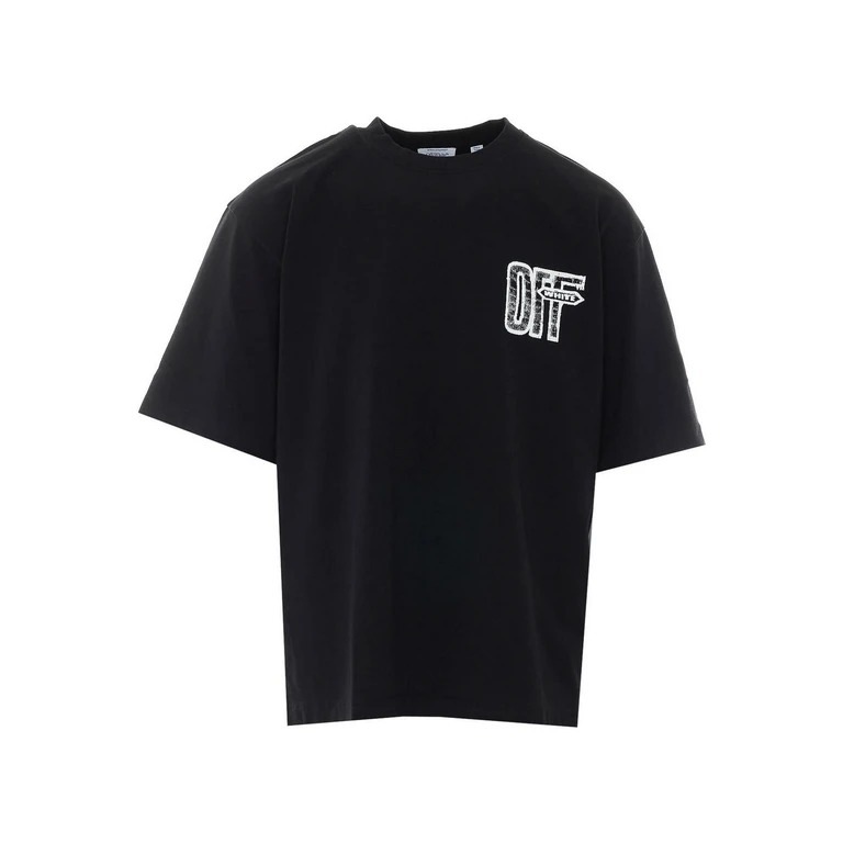 T-shirt en coton coupe décontractée Off-White avec logo flèche au dos